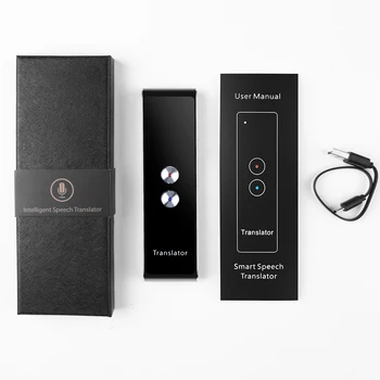 T8 Přenosný Mini Bezdrátový Inteligentní Překladatel 40+ Jazyky Dva-Způsob, Real-Time Instant Voice Translator APLIKACE Bluetooth Multi-Languag