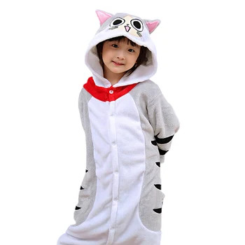 Děti Chlapci Dívky Nastavit kigurumi Pyžama Zvířat Pegasus Prase, Králík, Panda Pyžama Pro Děti Flanelovou Sleepwear Pyžamo Zimní s Kapucí